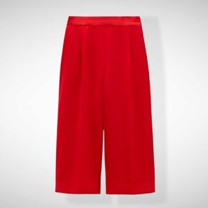 Zara Satin effect high waisted dressy shorts